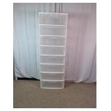 8-Drawer Plastic Storage Tower