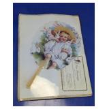 Turn of the Century Paper Fan Greetings