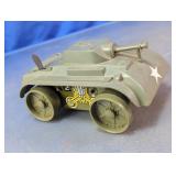 Green Plastic Military Tank Toy