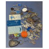 Vintage Keys & Key Tags Assortment