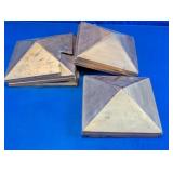 Square Pyramid-Top Caps Assortment