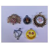 Vintage & Novelty Pendant Charm Lot