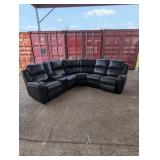 Brown 6-Piece Power Reclining Sectional Sofa