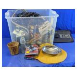 Assorted Electronics, Cables & Household Items