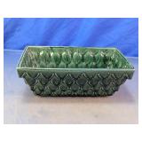 Hull USA Green Ceramic Planter