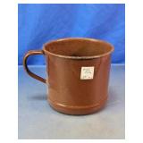 Brown Metal Handled Cup