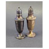 Fisher Sterling Silver Salt Pepper Shakers Duo