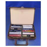 LEBO 12-Slot Audio Cassette Tape Carrying Case