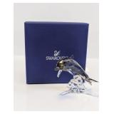 Swarovski Crystal Dolphin Mother Figurine