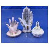 Hand Ring Holders & Trinket Dish