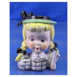Ceramic Graduate Girl Figurine Vase