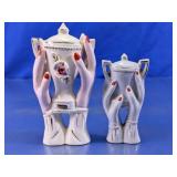 Hand Motif Miniature Vases