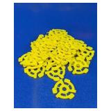 Yellow Plastic Adapter Snap-In Record Inserts