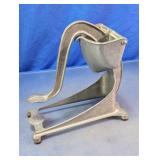 Vtg. Cast Aluminum Countertop Citrus Juicer Press