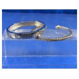 Faith Hope Love Cuff & Twisted Rope Bracelets