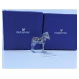 Swarovski Crystal Zebra Figurine