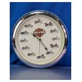 Harley-Davidson Motorcycle Wall Clock