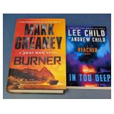 Mark Greaney & Lee Child Thriller Novels