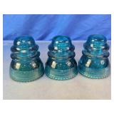 Blue Glass Insulators