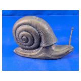 Decorative Metal Snail Figurine