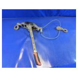 Manual Ratchet Cable Puller with Hook