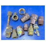 Brass & Copper Pipe Hose Fittings Lot