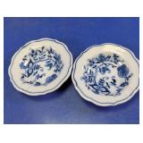 Blue Danube Floral Ceramic Saucer Set