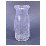 Clear Glass Milk Bottle