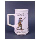 Ceramic Hunter Scene Mug