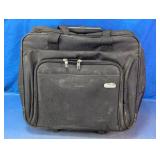 Black Rolling Laptop Briefcase Bag