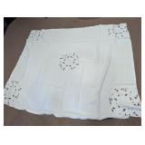 White Cutwork Embroidered Cloth