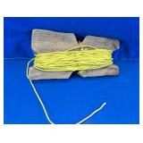 Yellow Cord with Wooden Holder