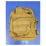 Tactical MOLLE Sling Backpack Tan
