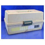 Rebel Plastic Fishing Tackle Box