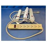 Assorted 6-Outlet Power Strip Surge Protectors
