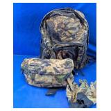 Fieldline Camo Waist Pack, Backpack & Gloves