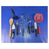Assorted Kitchen Tools and Utensils