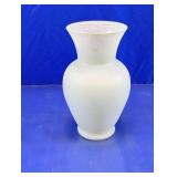 Frosted White Glass Vase