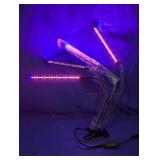 LED Grow Light with Flexible Goosenecks & Clamp