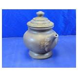 Vintage McCoy Teapot Cookie Jar Matte Black