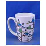 Colorful Owl Tree Ceramic Mug