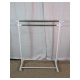 Double Rod Rolling Garment Rack