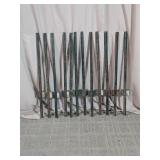 Heavy Duty Green Steel Metal Fence T-Posts Lot
