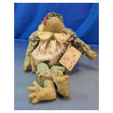 Boggy Bottom Bayou Frog Cloth Doll