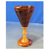 Wooden Pedestal Goblet