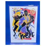 1990 NBA HOOPS HOF MAGIC JOHNSON CARD