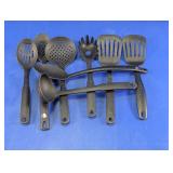 Black Kitchen Utensil Set