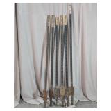 Heavy Duty Metal Fence T-Posts Lot