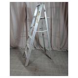 Vintage Heavy Duty Aluminum Stepladder