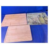 Assorted Wood and Glass Cutting Board Set